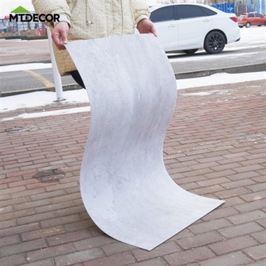 Azulejos de pared de chapa de piedra flexible 3D MCM